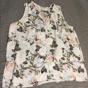 Floral print tank